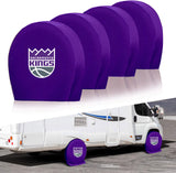 Sacramento Kings NBA Tire Covers Set of 4 or 2 for RV Wheel Trailer Camper Motorhome