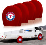 Texas Rangers MLB Tire Covers Set of 4 or 2 for RV Wheel Trailer Camper Motorhome