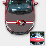 San Francisco 49ers NFL Car Auto Hood Engine Cover Protector