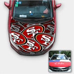 San Francisco 49ers NFL Car Auto Hood Engine Cover Protector