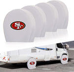 San Francisco 49ers NFL Tire Covers Set of 4 or 2 for RV Wheel Trailer Camper Motorhome