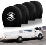 Toronto Raptors NBA Tire Covers Set of 4 or 2 for RV Wheel Trailer Camper Motorhome