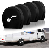 Utah Jazz NBA Tire Covers Set of 4 or 2 for RV Wheel Trailer Camper Motorhome