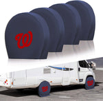 Washington Nationals MLB Tire Covers Set of 4 or 2 for RV Wheel Trailer Camper Motorhome