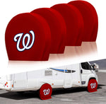 Washington Nationals MLB Tire Covers Set of 4 or 2 for RV Wheel Trailer Camper Motorhome