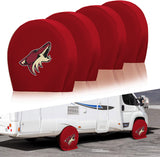 Arizona Coyotes NHL Tire Covers Set of 4 or 2 for RV Wheel Trailer Camper Motorhome