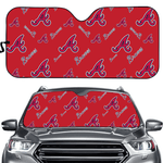 Atlanta Braves MLB Car Windshield Sun Shade Universal Fit Sunshade