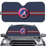 Atlanta Braves MLB Car Windshield Sun Shade Universal Fit Sunshade