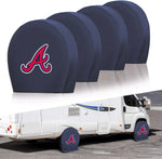 Atlanta Braves MLB Tire Covers Set of 4 or 2 for RV Wheel Trailer Camper Motorhome
