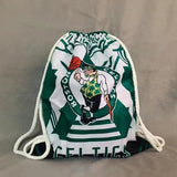 NBA Logo Drawstring Backpack Gym Bag Sport Shoulder Back Pack