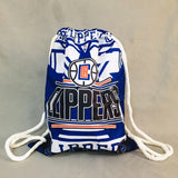 NBA Logo Drawstring Backpack Gym Bag Sport Shoulder Back Pack