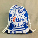 NBA Logo Drawstring Backpack Gym Bag Sport Shoulder Back Pack