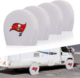 Tampa Bay Buccaneers NFL Tire Covers Set of 4 or 2 for RV Wheel Trailer Camper Motorhome