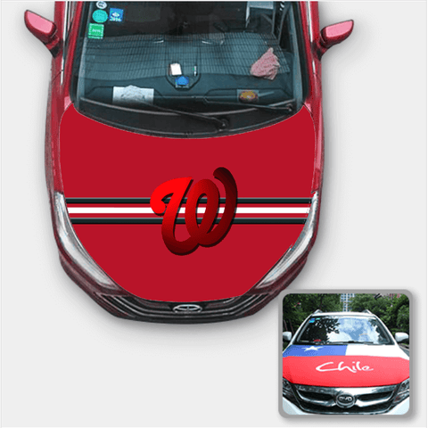 Washington Nationals MLB Car Auto Hood Engine Cover Protector