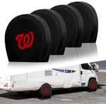 Washington Nationals MLB Tire Covers Set of 4 or 2 for RV Wheel Trailer Camper Motorhome