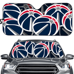 Washington Wizards NBA Car Windshield Sun Shade Universal Fit Sunshade