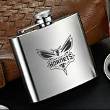 Charlotte Hornets NBA Wine Liquor Matte Pot Hip Flask