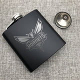 Charlotte Hornets NBA Wine Liquor Matte Pot Hip Flask