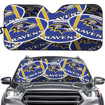 Baltimore Ravens NFL Car Windshield Sun Shade Universal Fit Sunshade