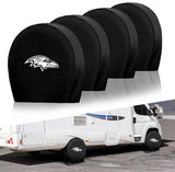 Baltimore Ravens NFL Tire Covers Set of 4 or 2 for RV Wheel Trailer Camper Motorhome
