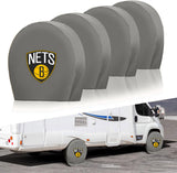 Brooklyn Nets NBA Tire Covers Set of 4 or 2 for RV Wheel Trailer Camper Motorhome