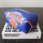 NBA Pattern Leather Tissue Box Napkin Holder