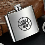 Los Angeles Clippers NBA Wine Liquor Matte Pot Hip Flask