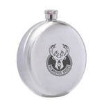 Milwaukee Bucks NBA Wine Liquor Matte Pot Hip Flask