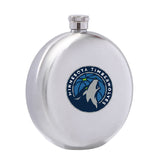 Minnesota Timberwolves NBA Wine Liquor Matte Pot Hip Flask