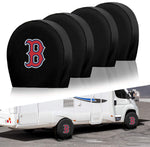 Boston Red Sox MLB Tire Covers Set of 4 or 2 for RV Wheel Trailer Camper Motorhome