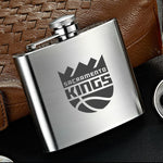 Sacramento Kings NBA Wine Liquor Matte Pot Hip Flask