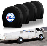 Philadelphia 76ers NBA Tire Covers Set of 4 or 2 for RV Wheel Trailer Camper Motorhome