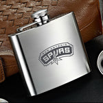 San Antonio Spurs NBA Wine Liquor Matte Pot Hip Flask