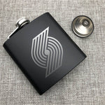 Portland Trail Blazers NBA Wine Liquor Matte Pot Hip Flask