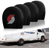 Portland Trail Blazers NBA Tire Covers Set of 4 or 2 for RV Wheel Trailer Camper Motorhome