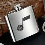 Utah Jazz NBA Wine Liquor Matte Pot Hip Flask