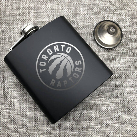 Toronto Raptors NBA Wine Liquor Matte Pot Hip Flask