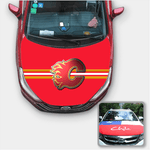 Calgary Flames NHL Car Auto Hood Engine Cover Protector
