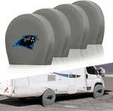 Carolina Panthers NFL Tire Covers Set of 4 or 2 for RV Wheel Trailer Camper Motorhome