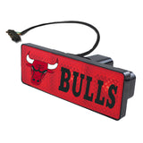 Chicago Bulls NBA Hitch Cover LED Brake Light for Trailer