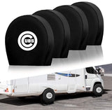 Chicago Cubs MLB Tire Covers Set of 4 or 2 for RV Wheel Trailer Camper Motorhome