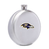 Baltimore Ravens NFL Wine Liquor Matte Pot Hip Flask