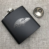 Baltimore Ravens NFL Wine Liquor Matte Pot Hip Flask