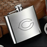 Chicago Bears NFL Wine Liquor Matte Pot Hip Flask