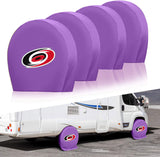 Carolina Hurricanes NHL Tire Covers Set of 4 or 2 for RV Wheel Trailer Camper Motorhome