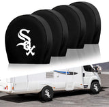 Chicago White Sox MLB Tire Covers Set of 4 or 2 for RV Wheel Trailer Camper Motorhome