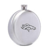 Denver Broncos NFL Wine Liquor Matte Pot Hip Flask