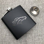 Denver Broncos NFL Wine Liquor Matte Pot Hip Flask