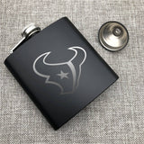 Houston Texans NFL Wine Liquor Matte Pot Hip Flask