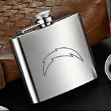 Los Angeles Chargers NFL Wine Liquor Matte Pot Hip Flask